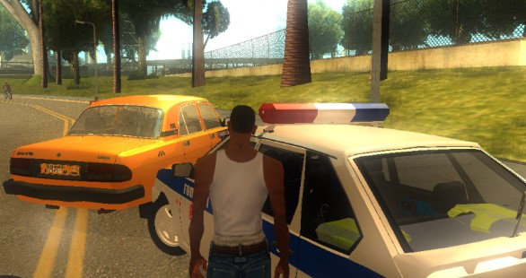 GTA San Andreas с Русскими машинами